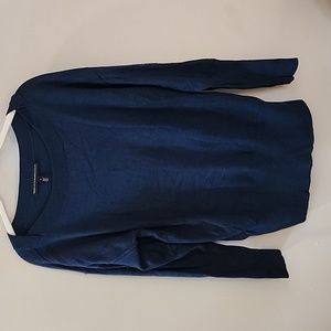 NWOT WHBM Wide Neck Sweater - Navy Blue (Large)